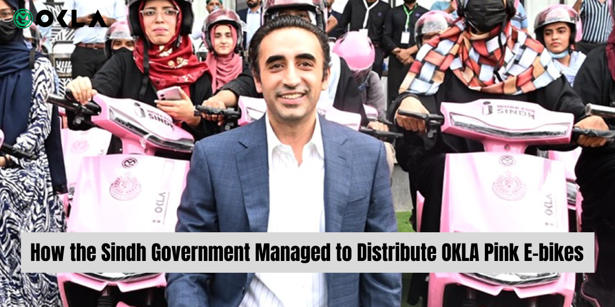 Pink e bike Distribution in Sindh
